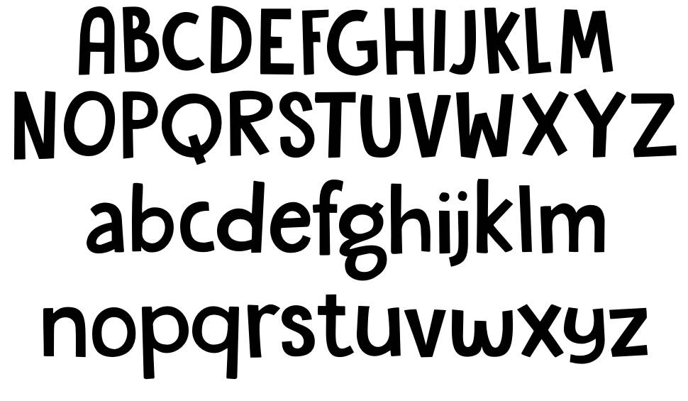 DK Garden Gnome font specimens