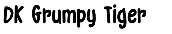 DK Grumpy Tiger 字形