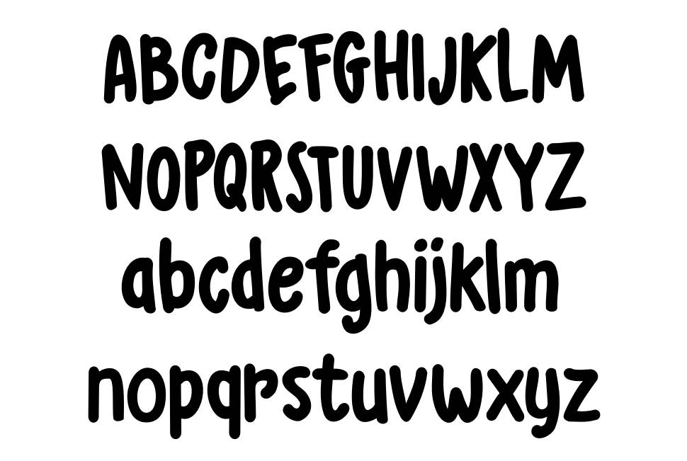 DK Grumpy Tiger font Örnekler