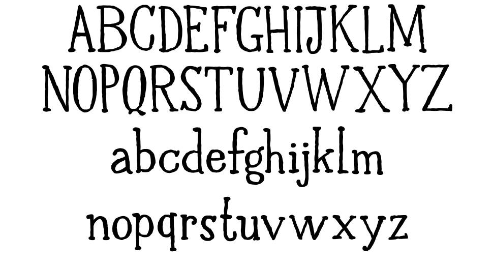 DK Halewyn フォント 標本