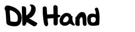 DK Hand font