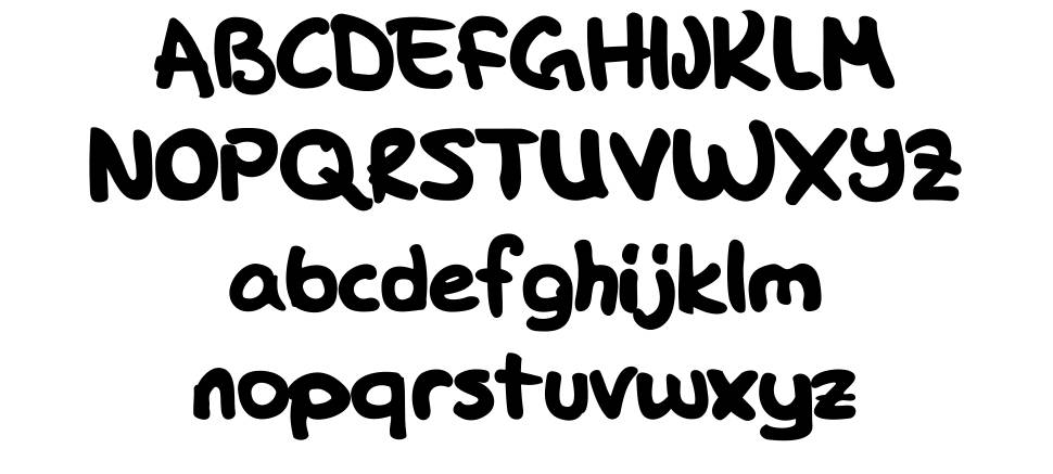 DK Hand font Örnekler
