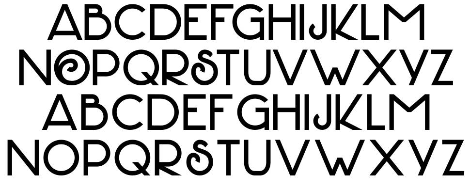 DK Hofstad font specimens