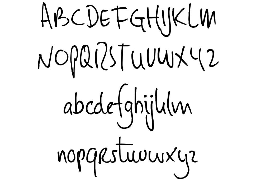 DK Huginn And Muninn フォント 標本