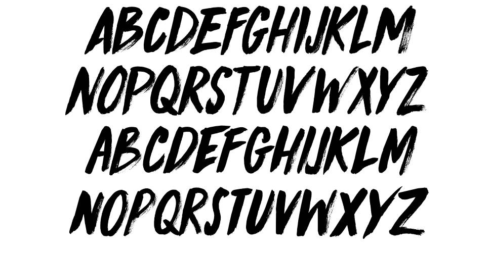 DK Knucklebones font Örnekler