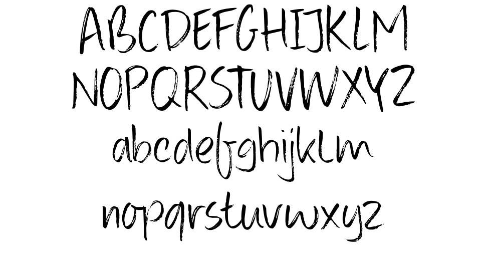 DK Konditorei font Örnekler