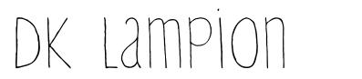 DK Lampion шрифт