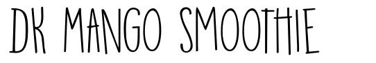 DK Mango Smoothie шрифт