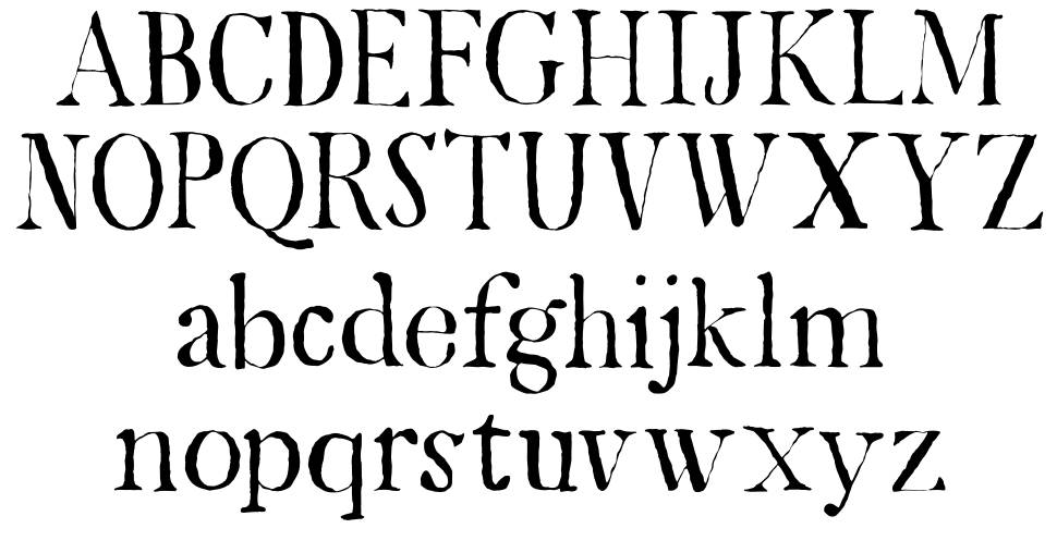 DK Mariken フォント 標本