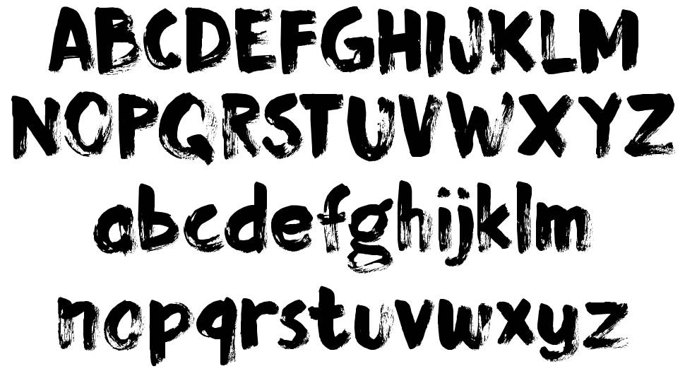 DK Momotaro font Örnekler
