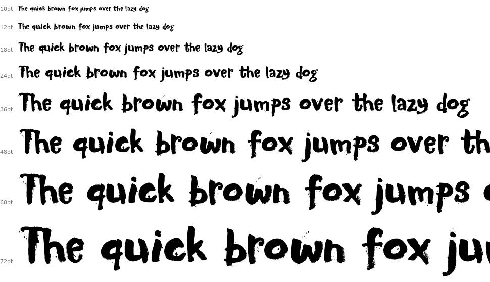 DK Motley Crew font Waterfall