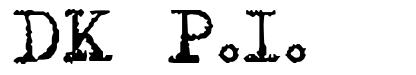 DK P.I. шрифт
