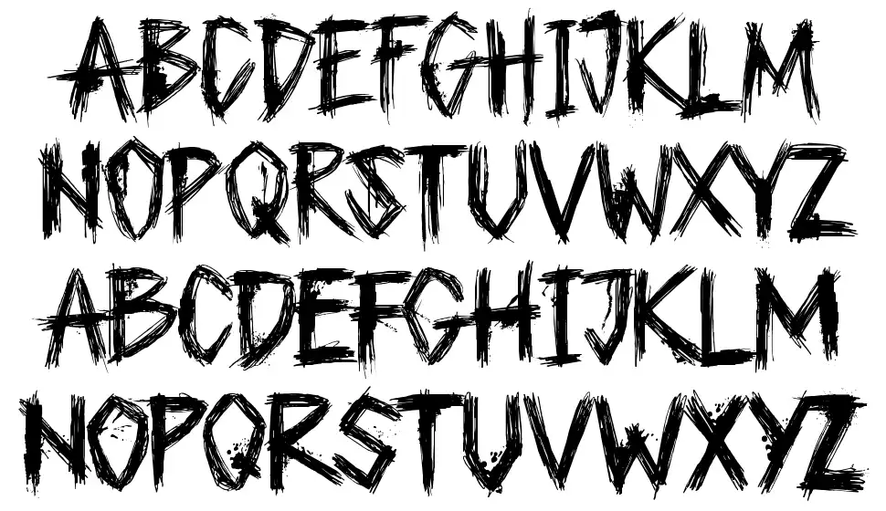 DK Plague Masterfont specimens