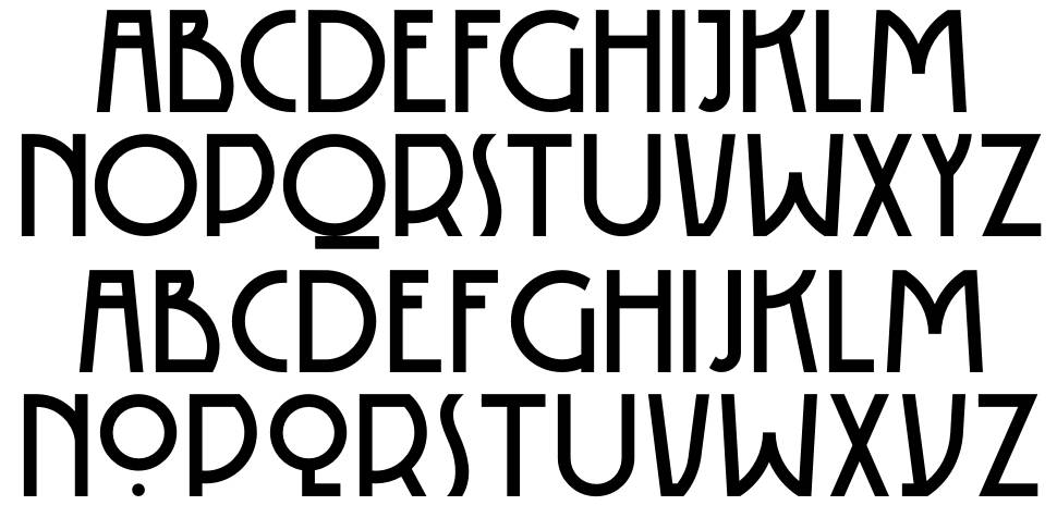 DK Rotorua font specimens