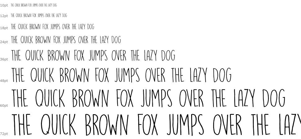 DK Running Hipster font Waterfall