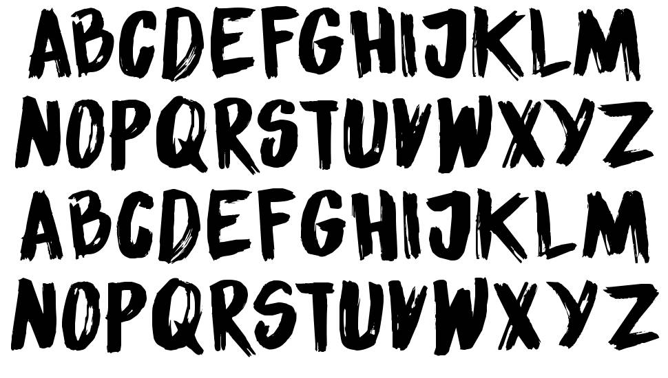 DK Sensory Overload font specimens