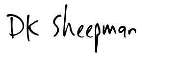 DK Sheepman 字形