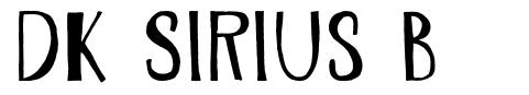 DK Sirius B font