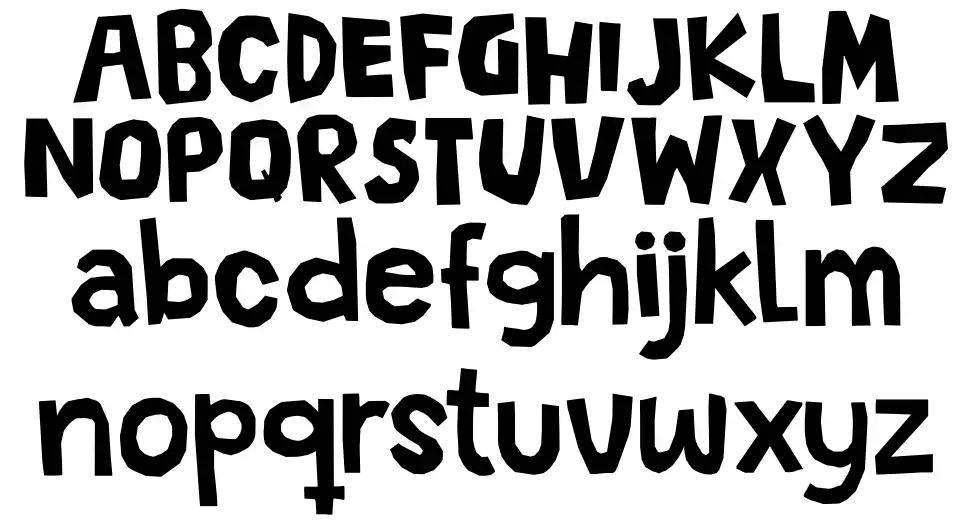 DK Snippity Snap font specimens