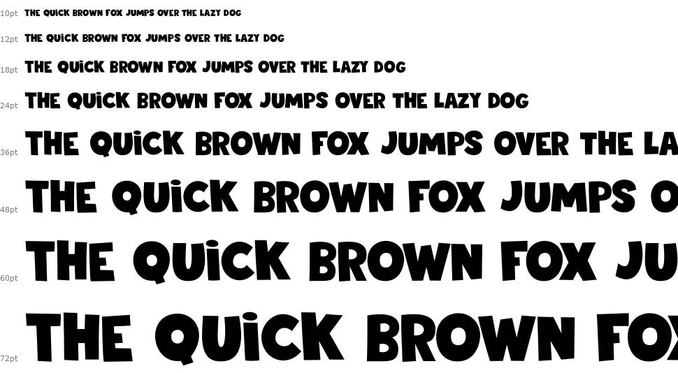 DK Sticky Toffee font Waterfall