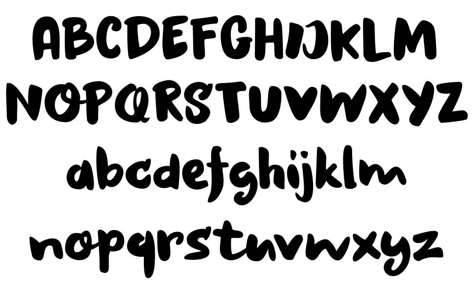 DK Struffoli font Örnekler
