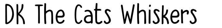 DK The Cats Whiskers font