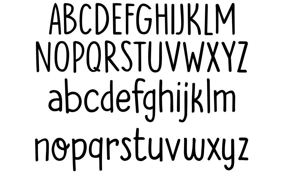 DK The Cats Whiskers font specimens