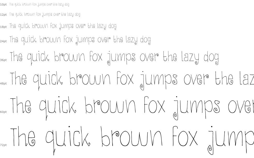 DK Thievery font Waterfall