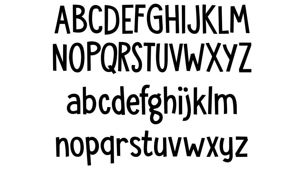 DK Toadstool font Örnekler