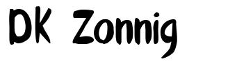 DK Zonnig шрифт