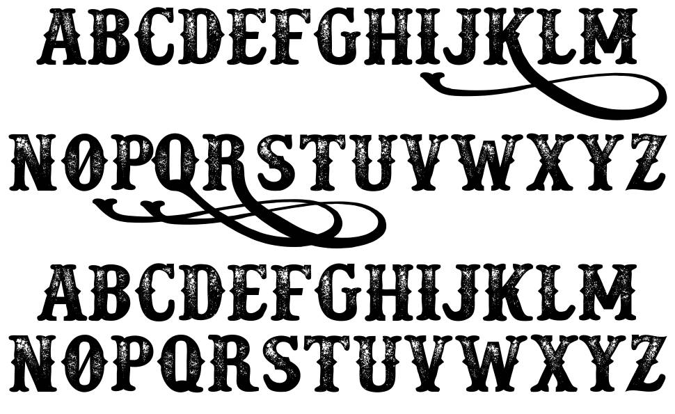 Docktrin font specimens