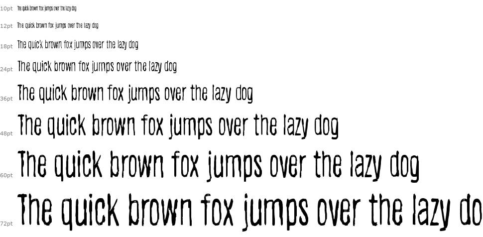 Dog Fox Zebra шрифт Водопад