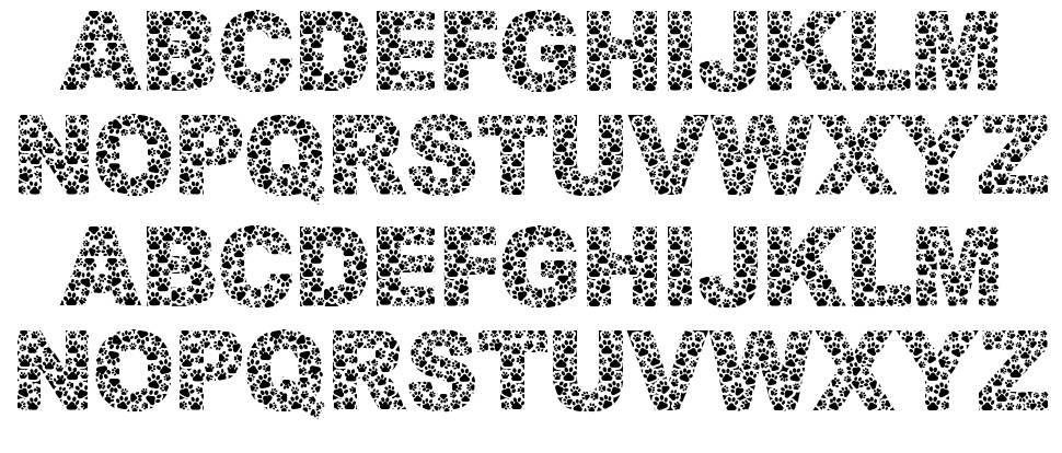 Dog Style font Örnekler