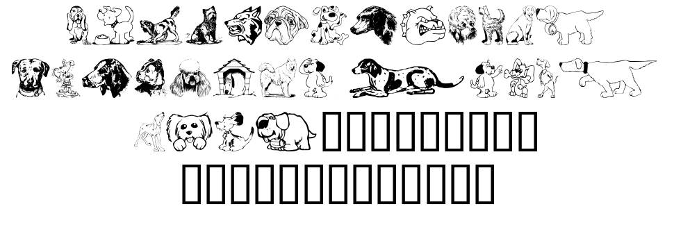 Dogg Art 字形 标本