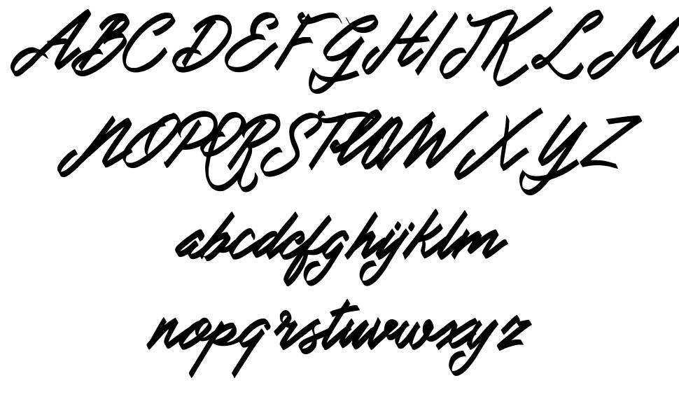Doglas font specimens