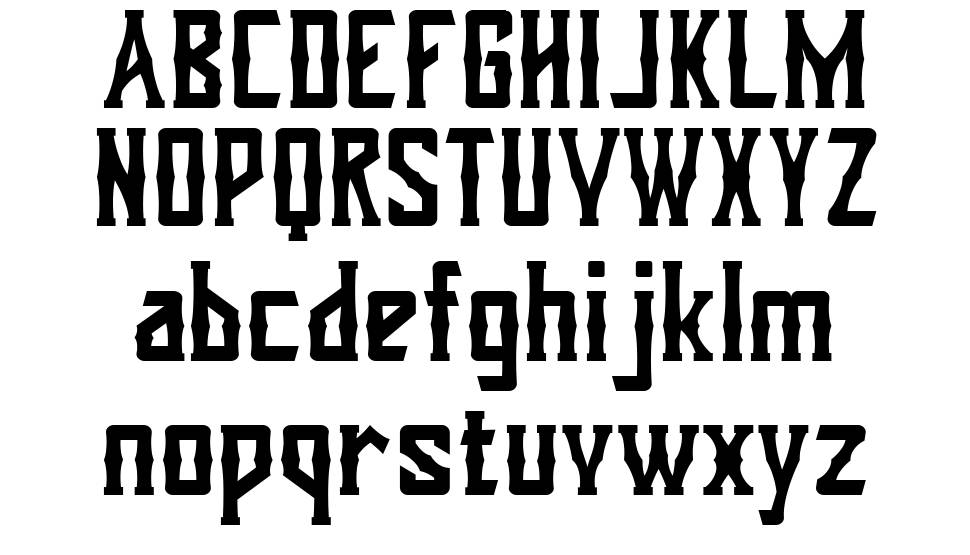 Dohong Kaliba font specimens