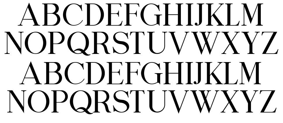 Dolce font specimens