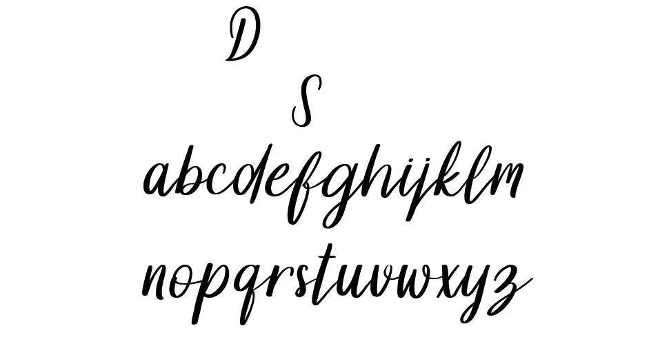 Dollyn Script font Örnekler