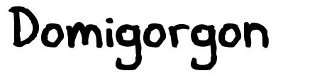 Domigorgon font
