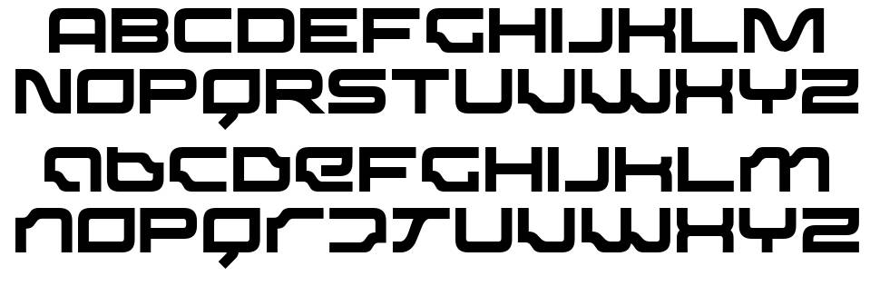 Dominator font specimens