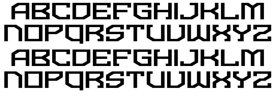 Dominian font Örnekler
