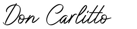 Don Carlitto font