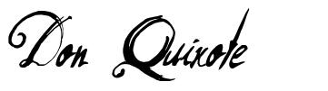 Don Quixote шрифт