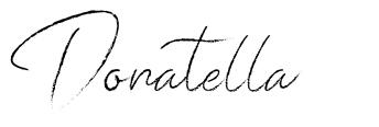 Donatella 字形
