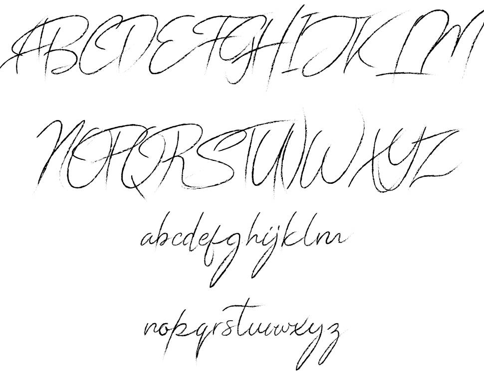 Donatella font specimens