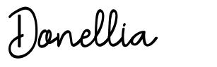 Donellia font