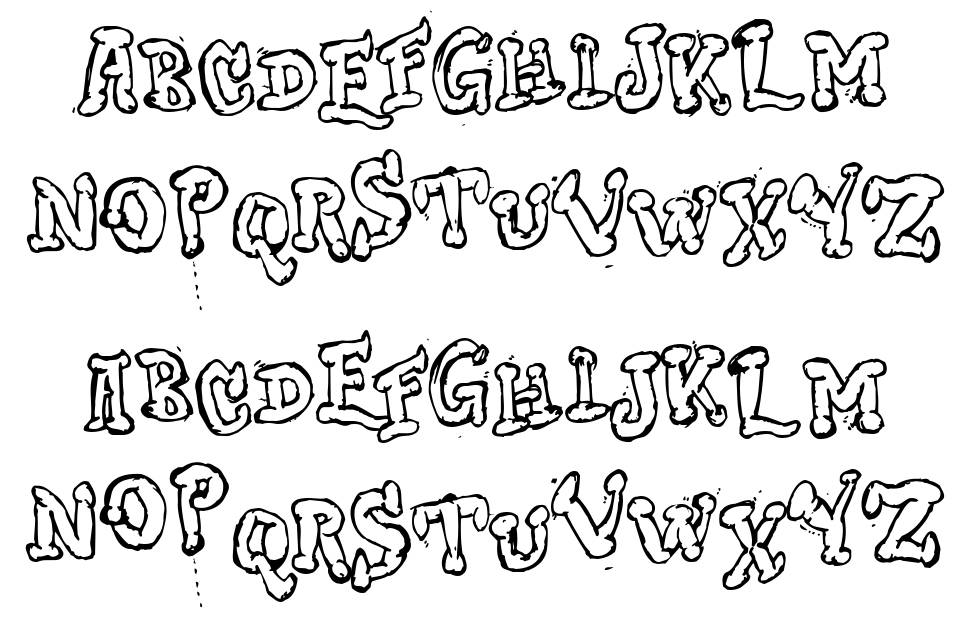 Dong Casual písmo Exempláře