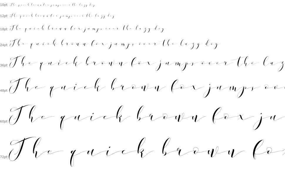 Donita Handscript шрифт Водопад