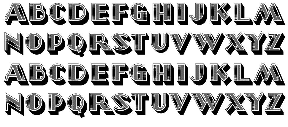 Donne font specimens