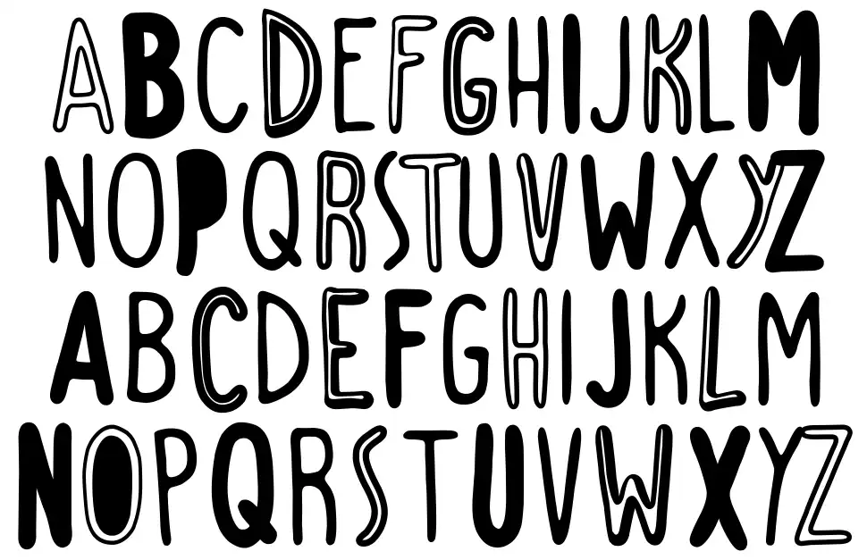 Don't You Knowfont specimens